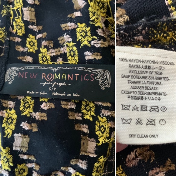 Free People New Romantics Stole My Heart Tunic Chain Dress S - Picture 9 of 13